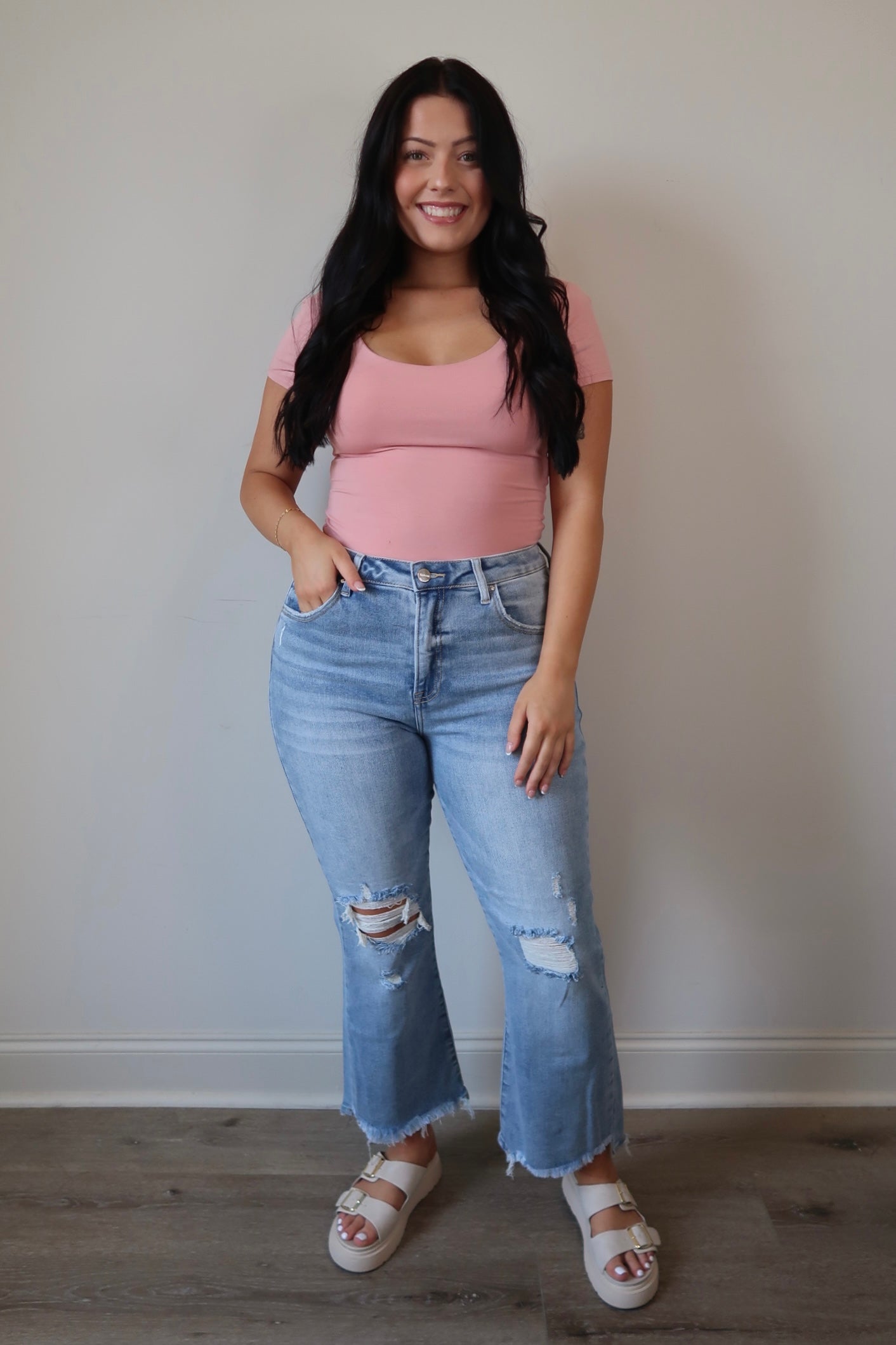 Buttery Basic Scoop Neck Top