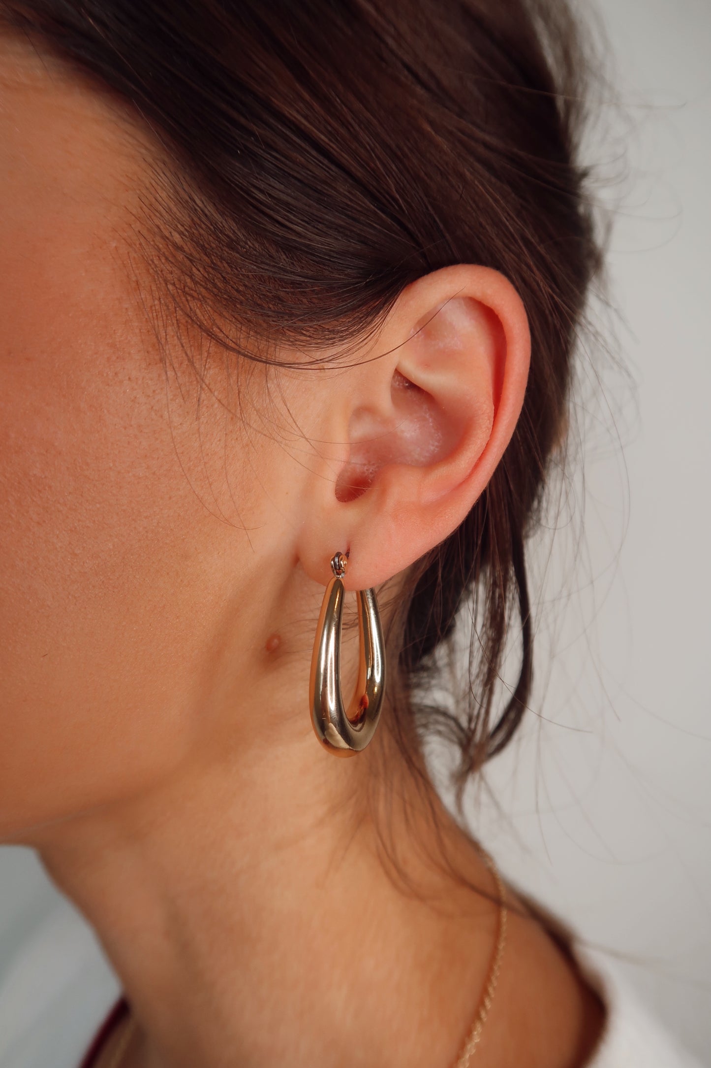 Love Them Tube Hoop Earring