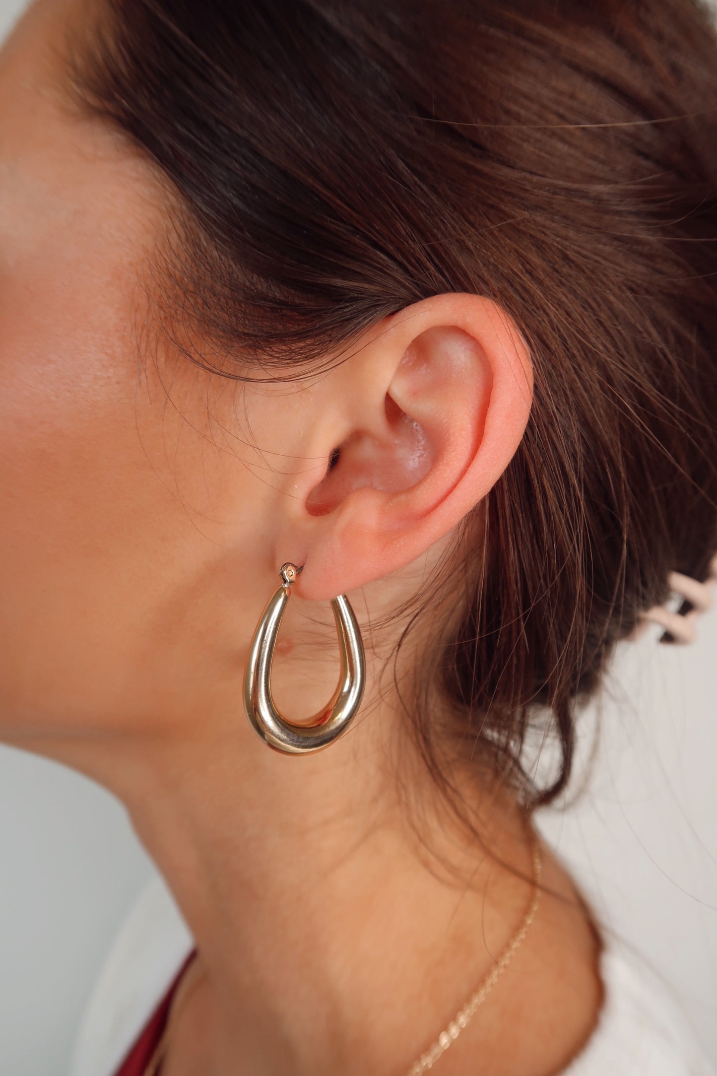 Love Them Tube Hoop Earring