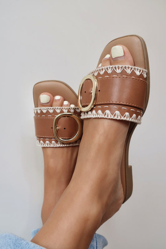 Ready to Go Brown Sandals