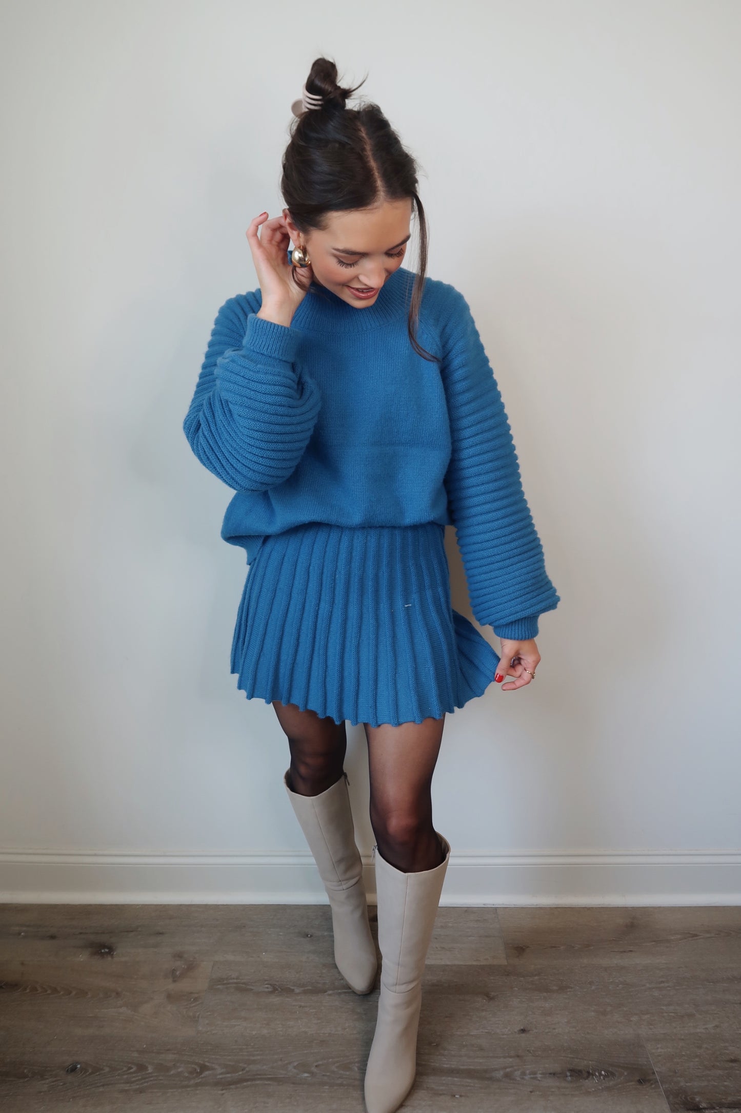 Something Blue Sweater Set