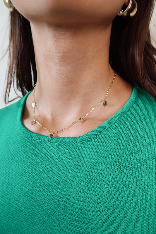 Blow A Kiss Charm Necklace