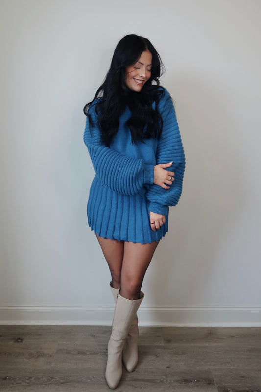Something Blue Sweater Set