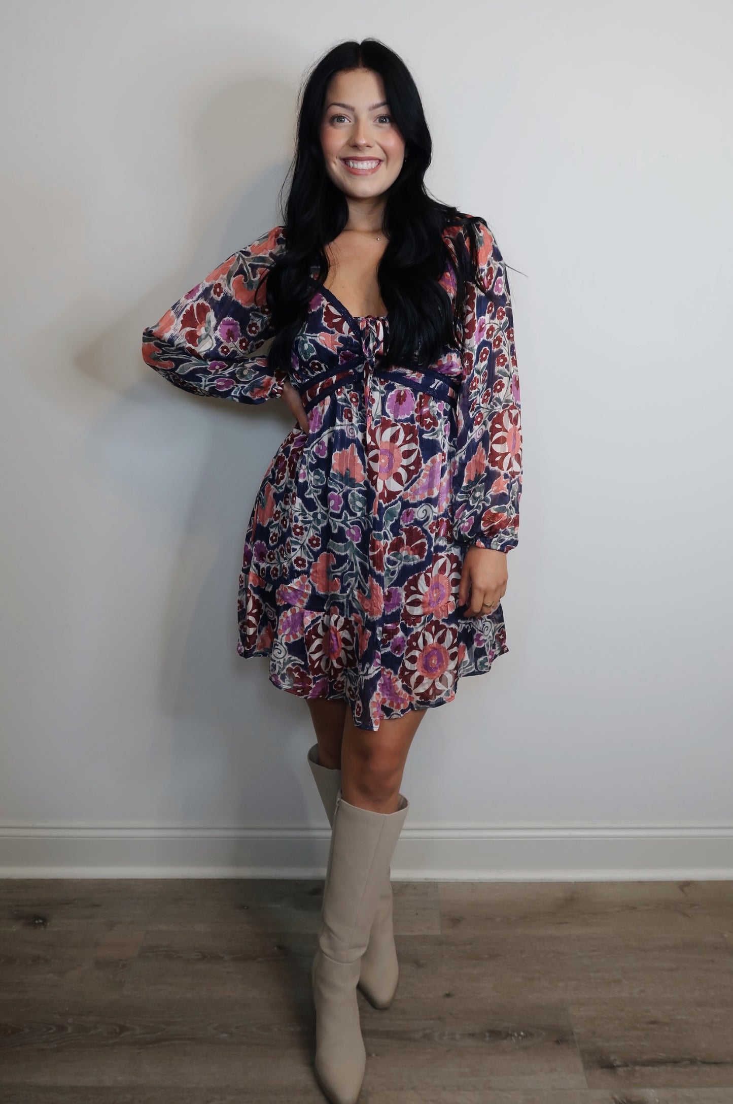 The Little Lace Detailed Mini Dress