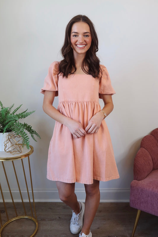 True Love Denim Mini Dress