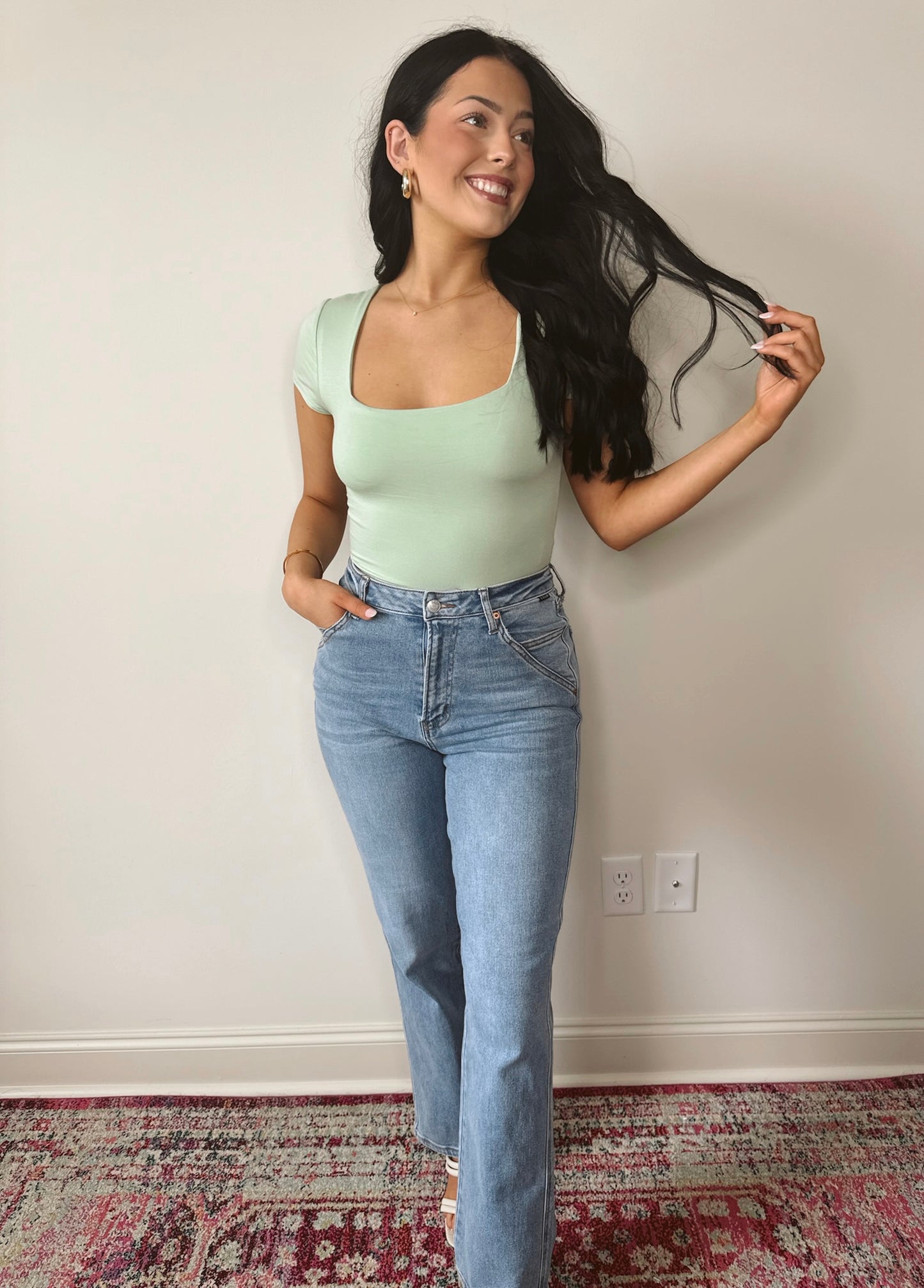 Easily Worn Buttery Basic Top