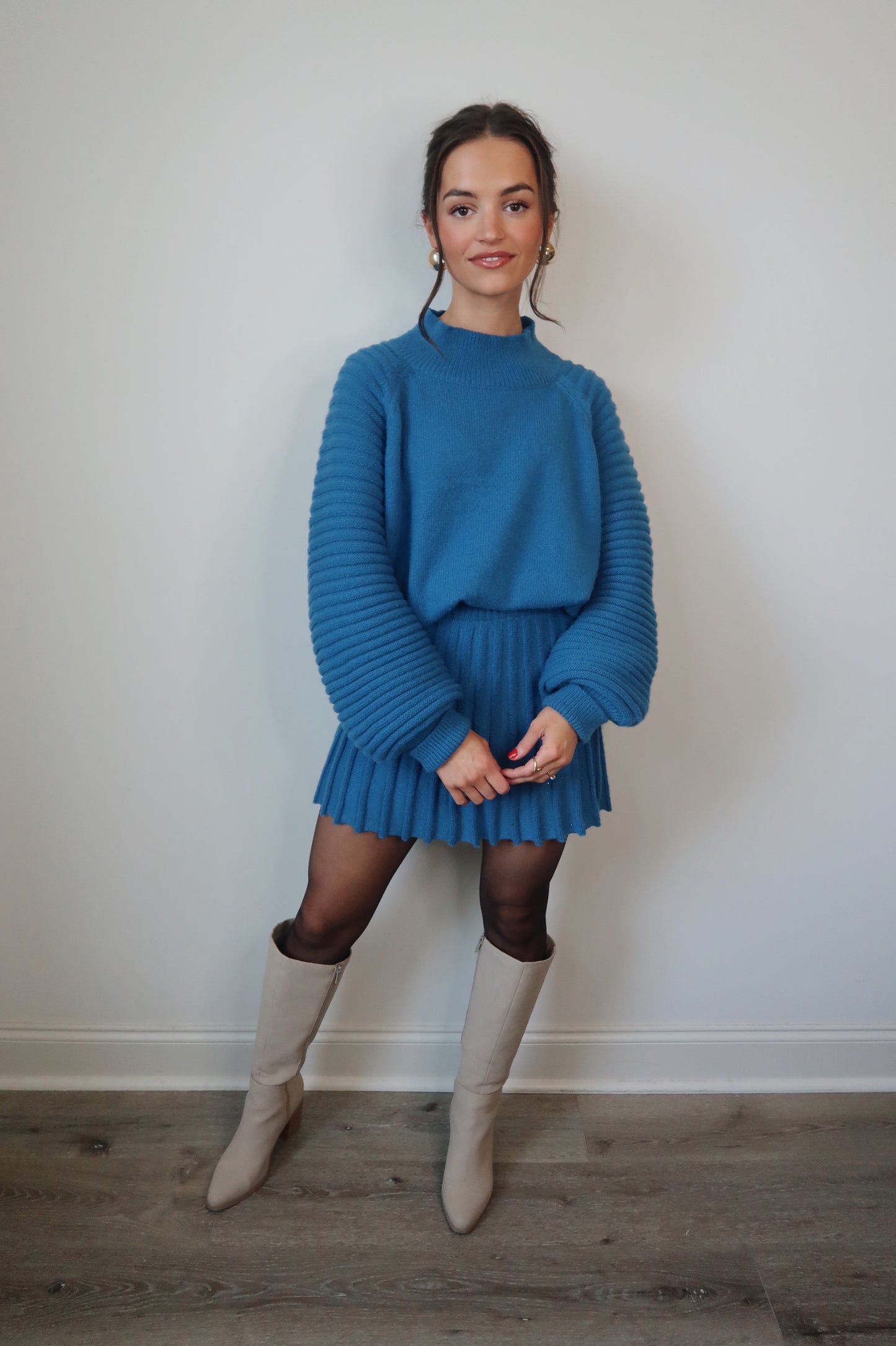 Something Blue Sweater Set