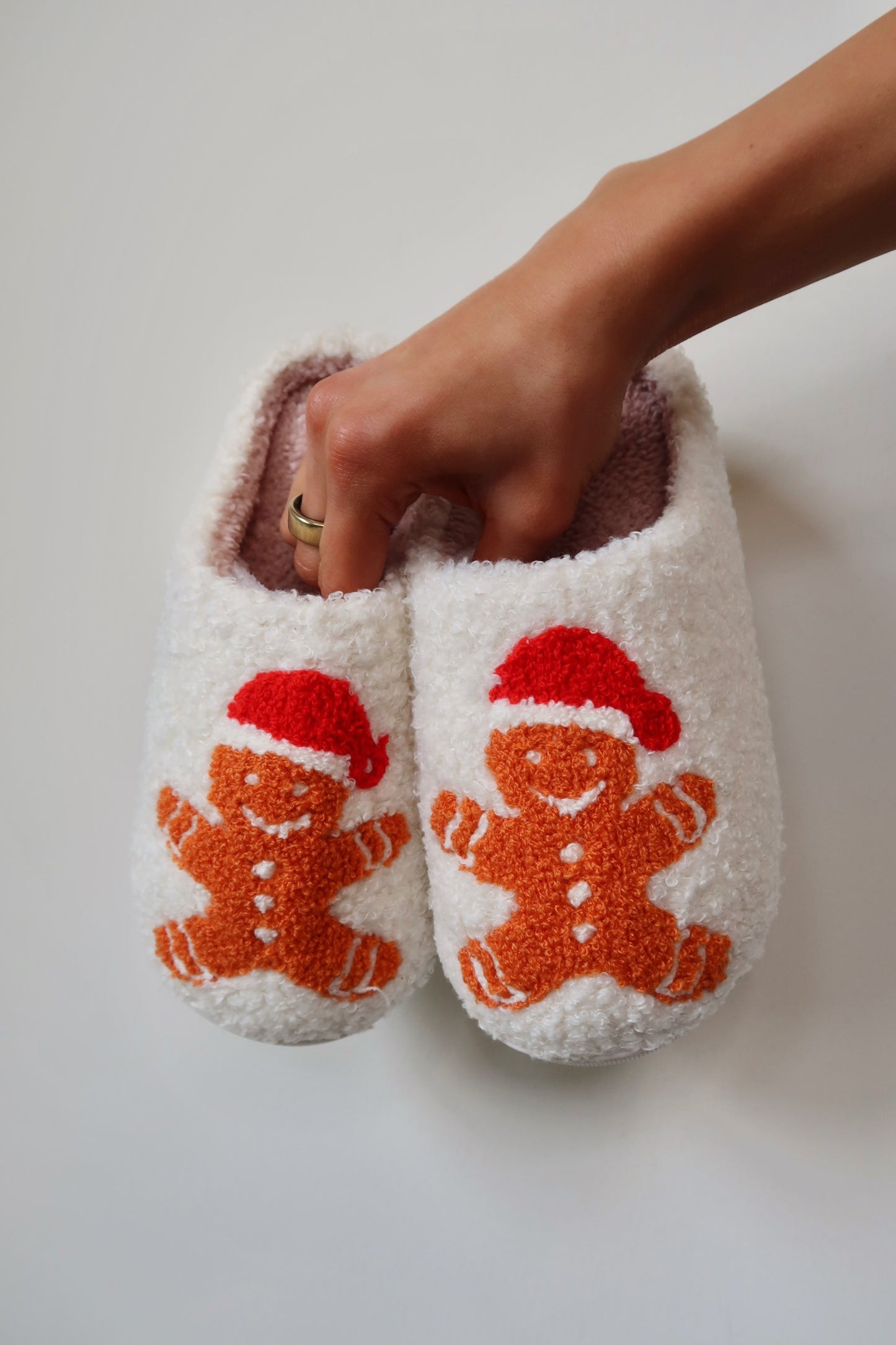 Gingerbread Christmas Slippers