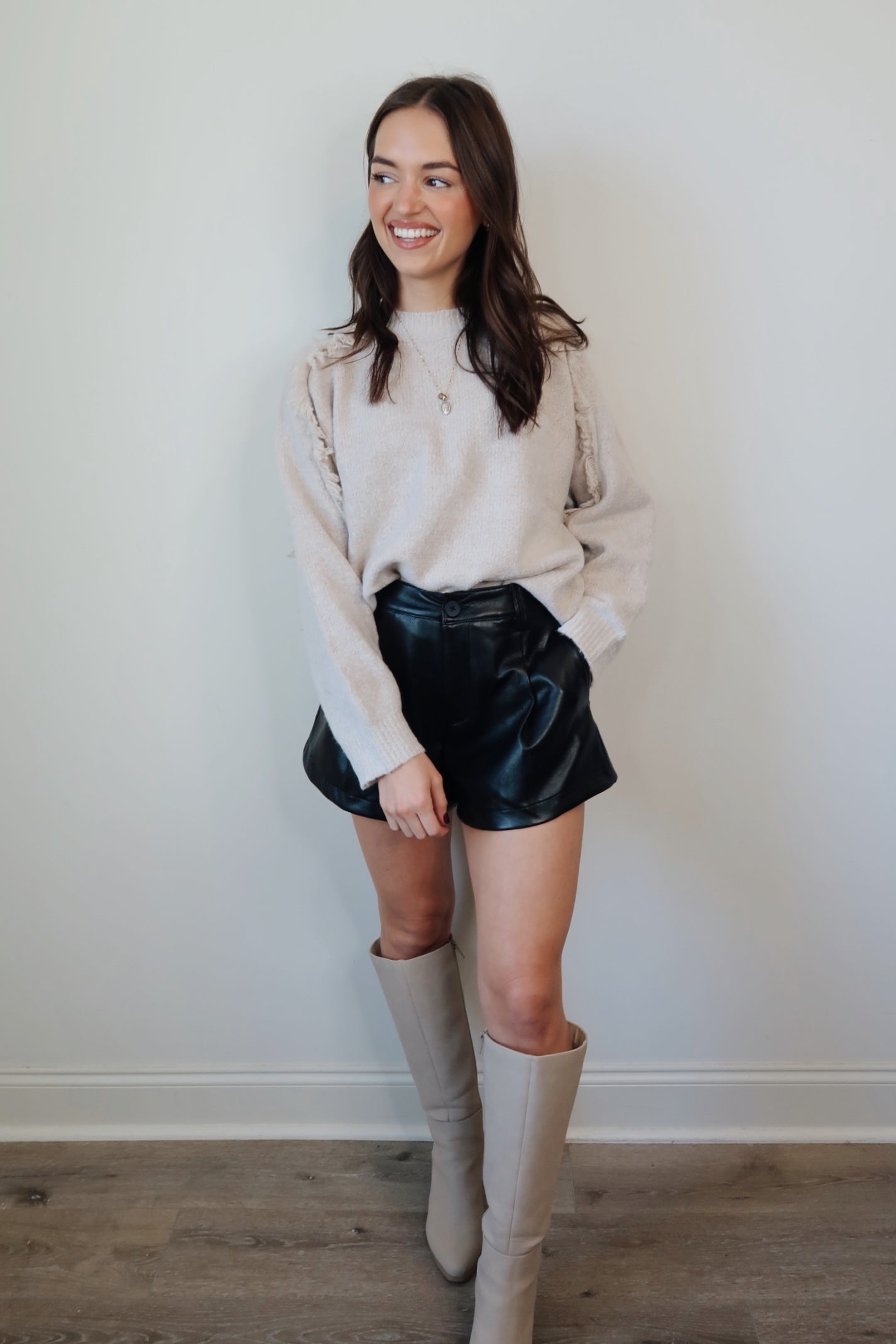 Never Lie Fringe Sweater