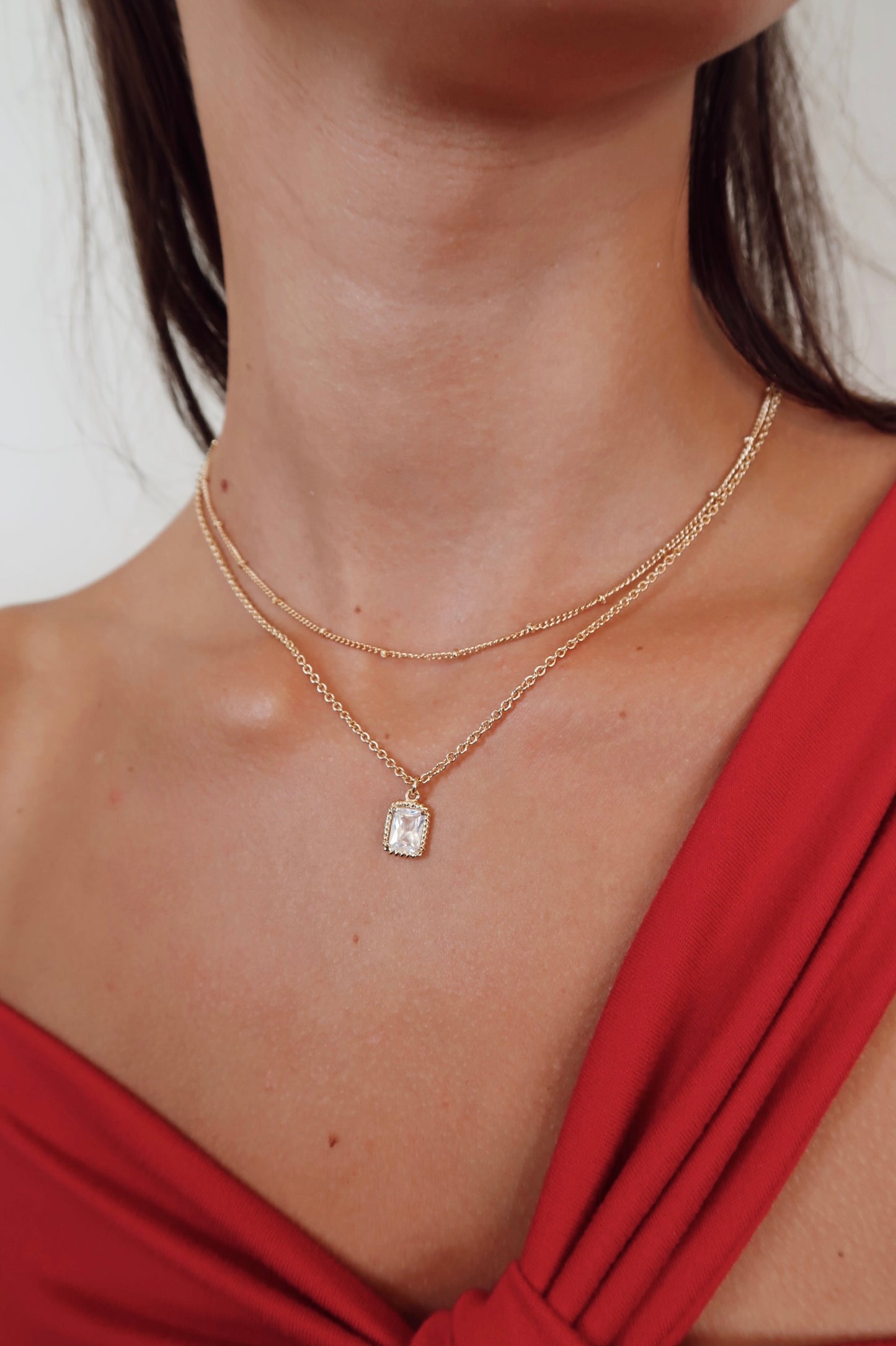 Steal The Show Double Layered Necklace