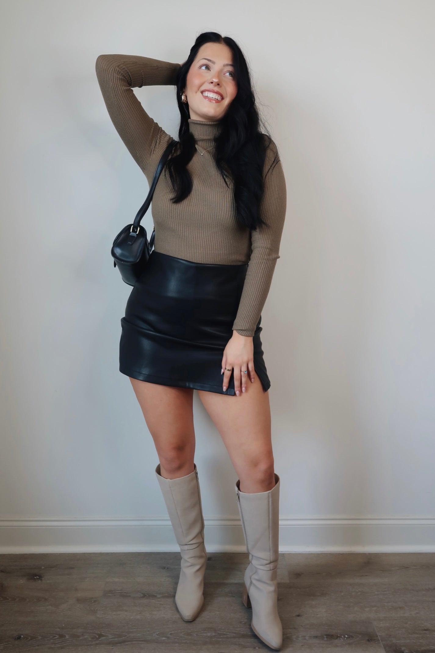 Talk Later Turtle Neck Top