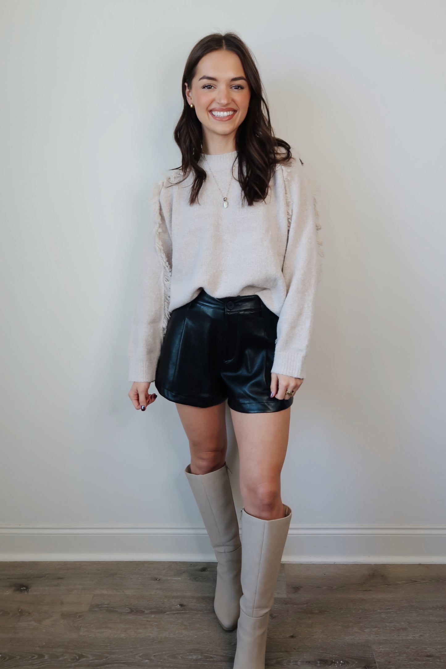 Never Lie Fringe Sweater