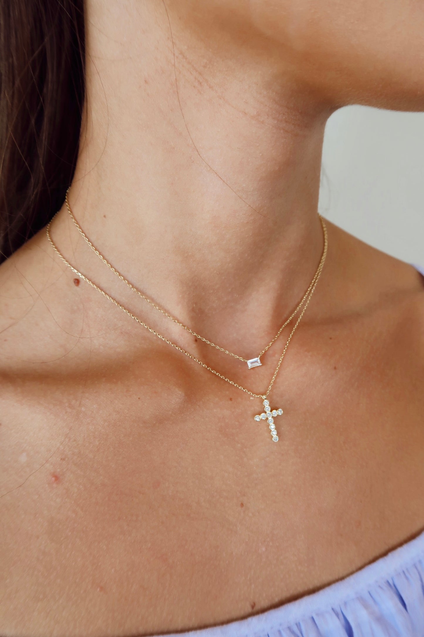 The Jeanie Cross Necklace