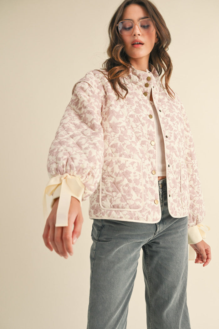 PRE-ORDER: One And Only Quilted Bomber Jacket