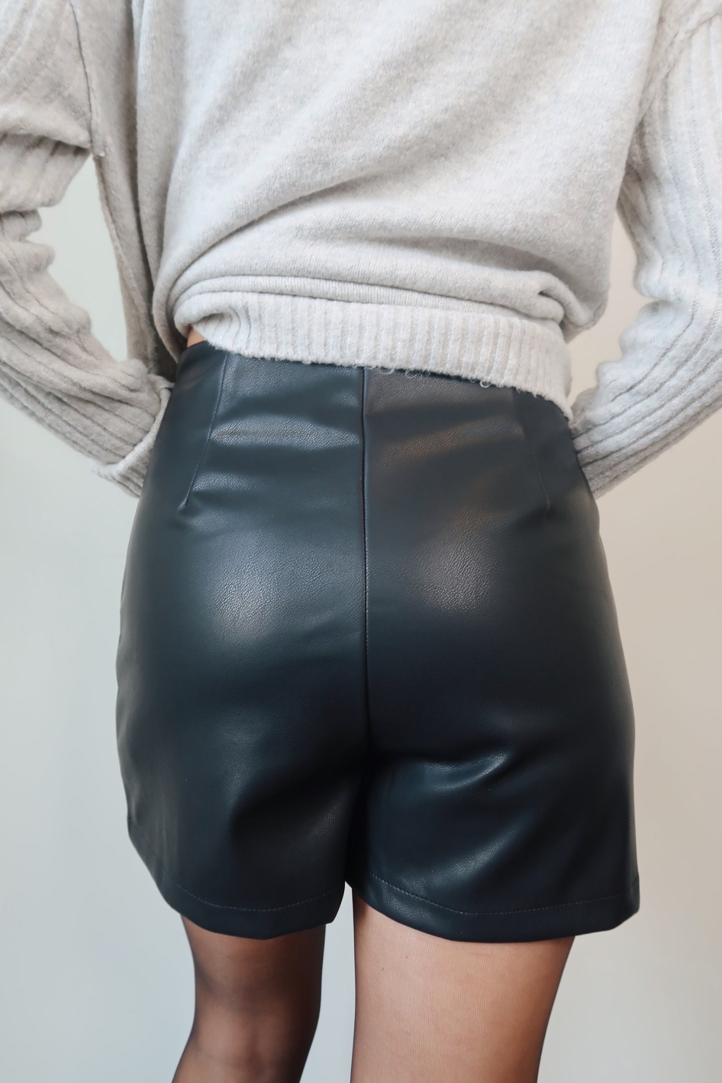On My Side Slit Mini Skort