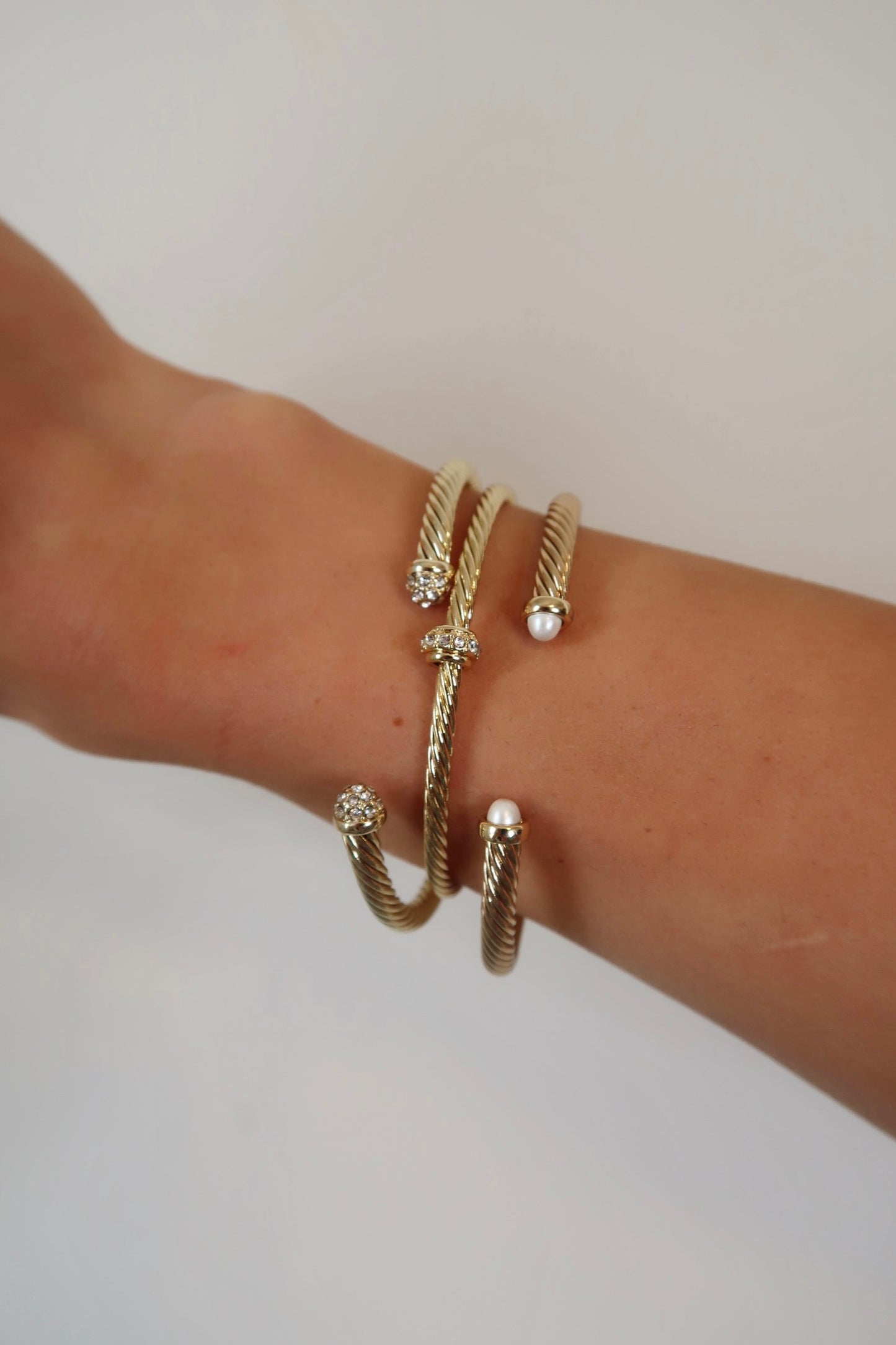 Stack It Up - Pearl Cuff
