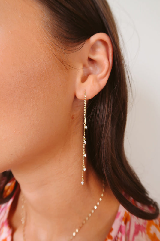 The Josephine Dangle Bead Earring