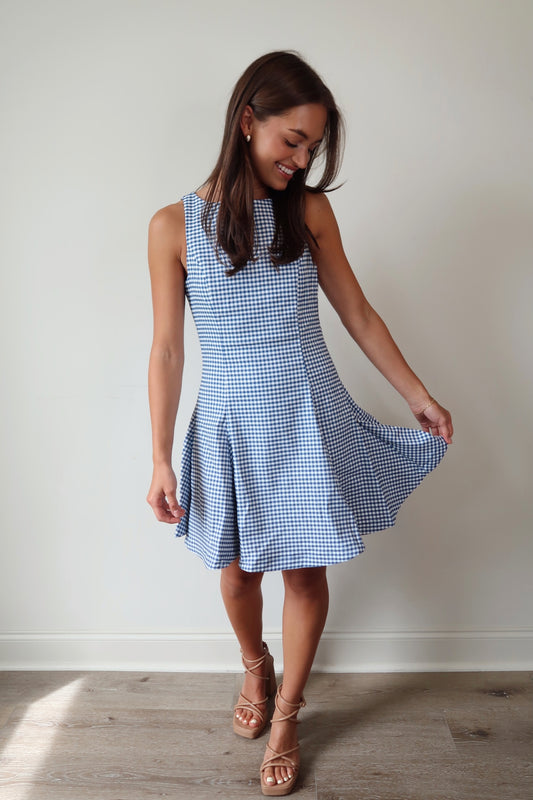 Miss Checkmate Mini Dress