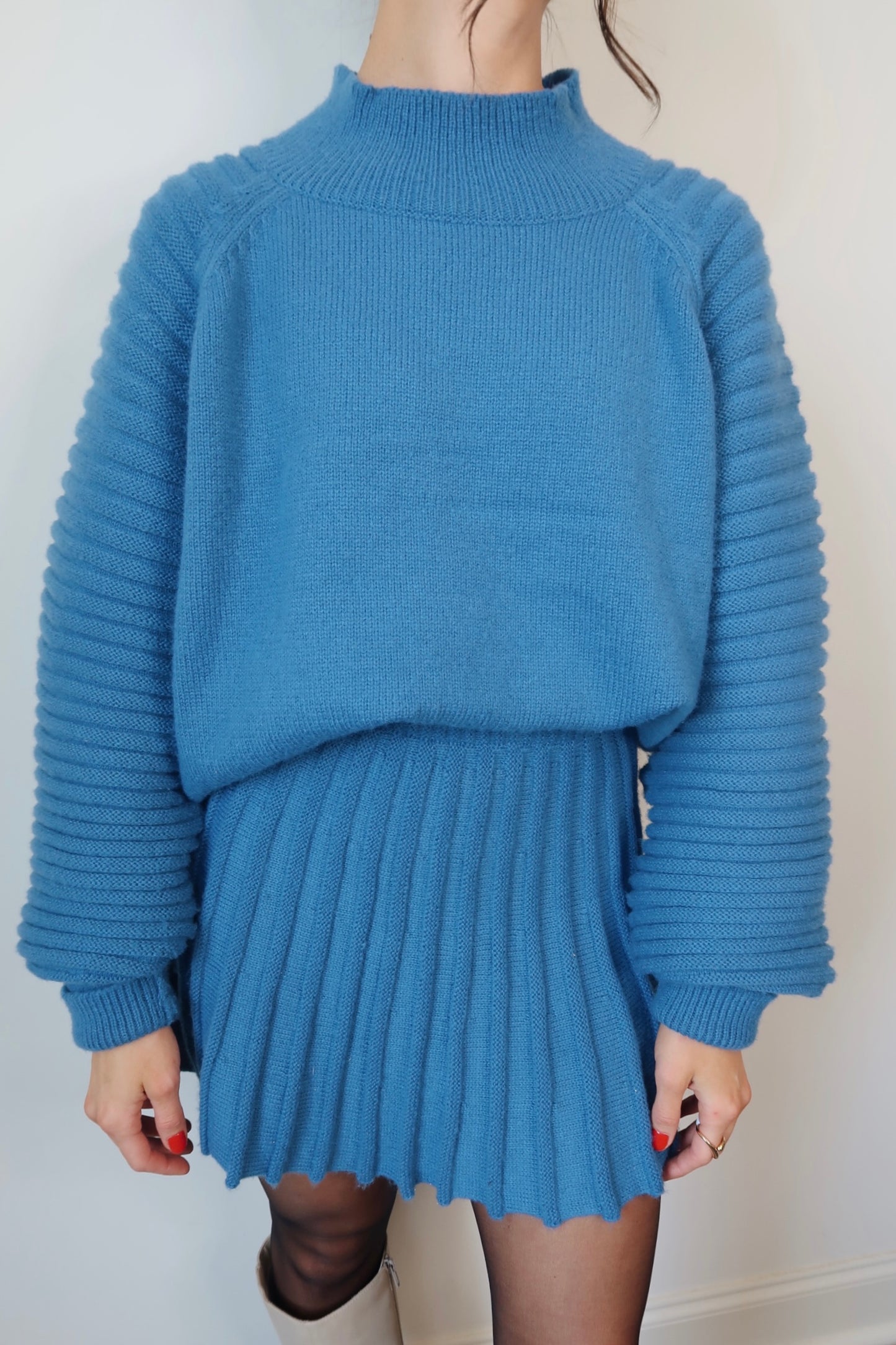 Something Blue Sweater Set