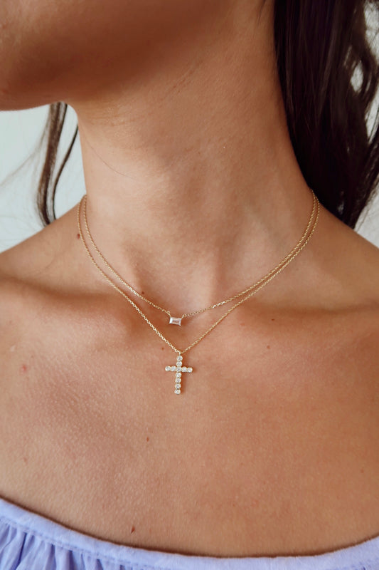 The Jeanie Cross Necklace