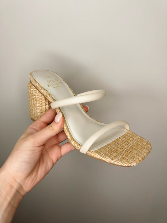 Vacation Time Rattan Heel