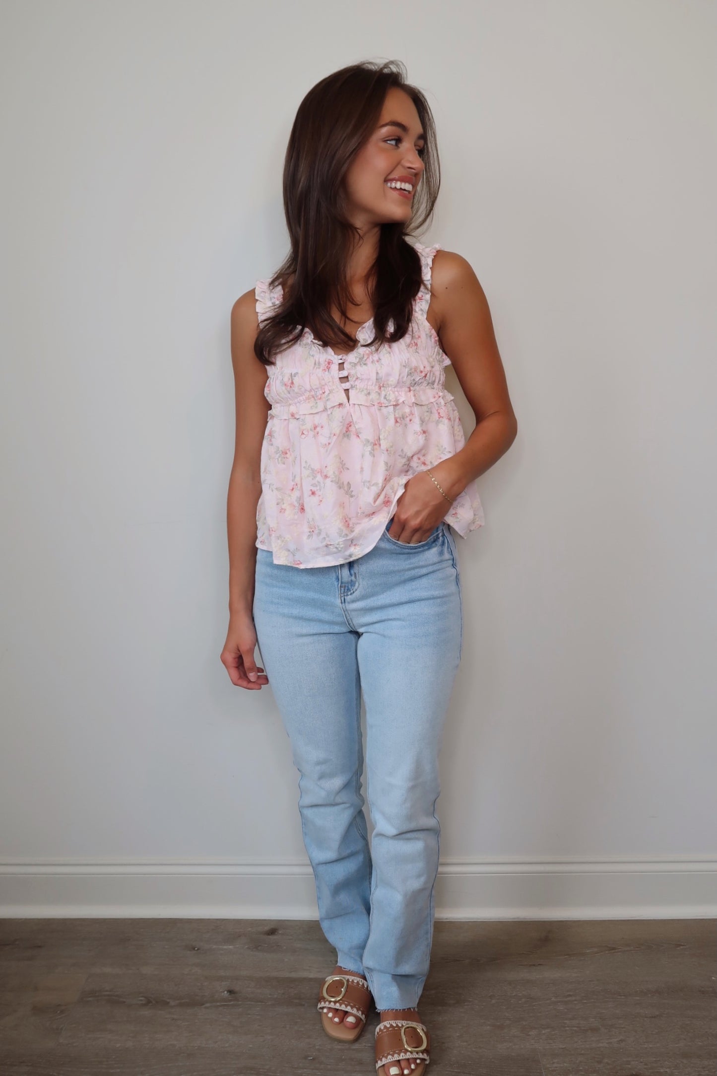 She's Dainty Floral Top