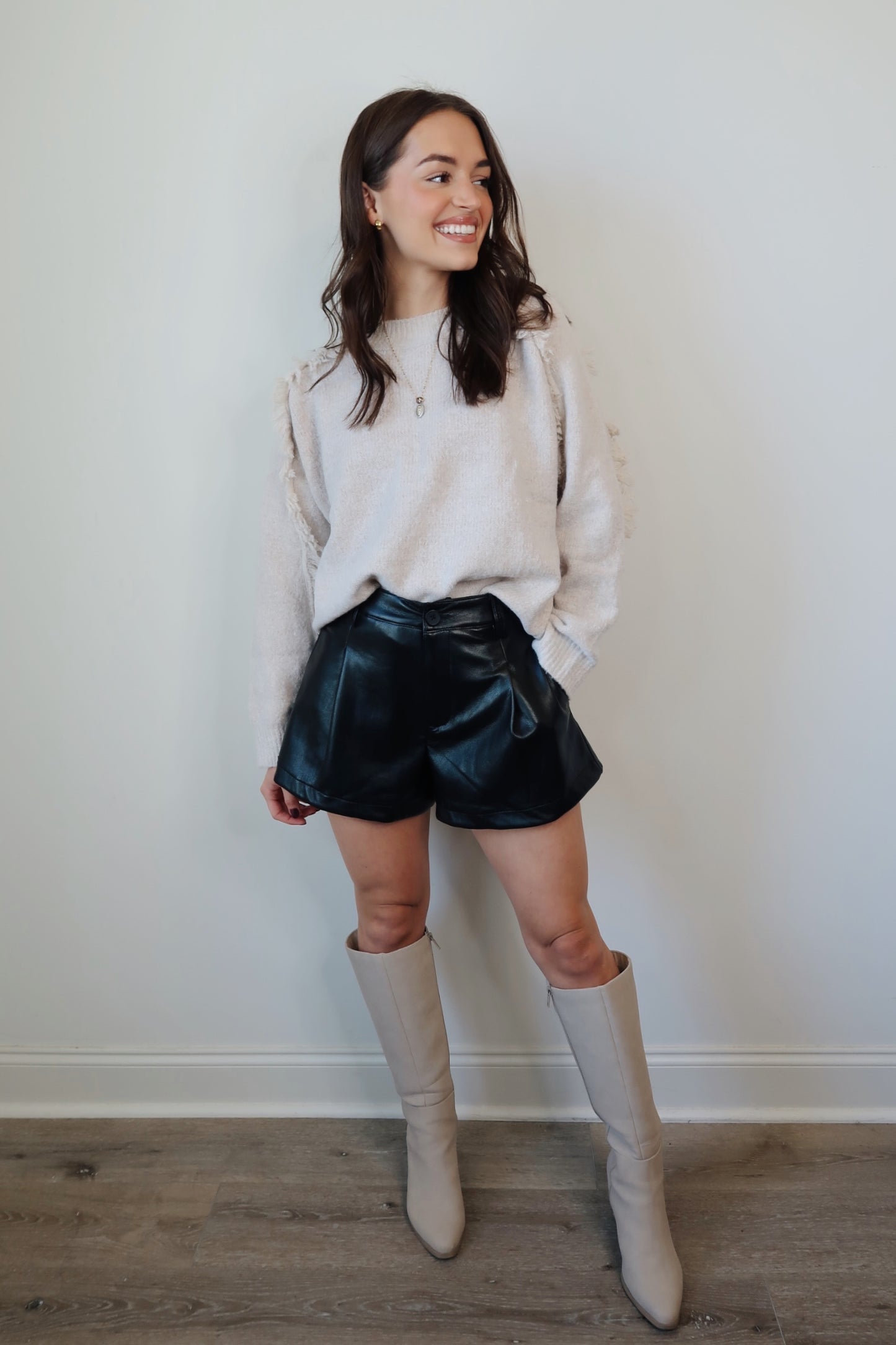Never Lie Fringe Sweater