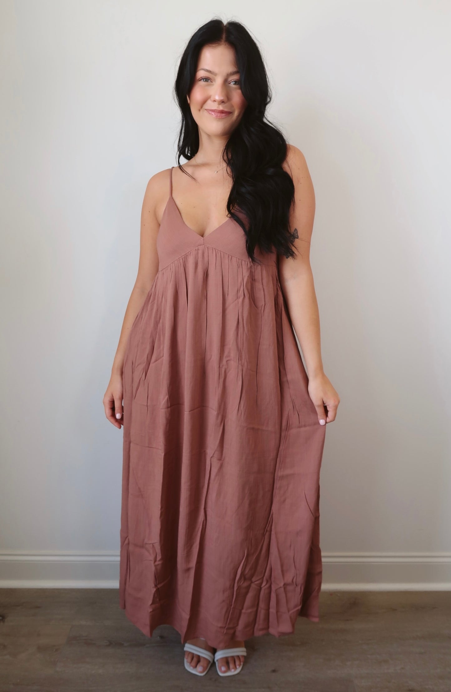 All Yours Terracotta Maxi Dress