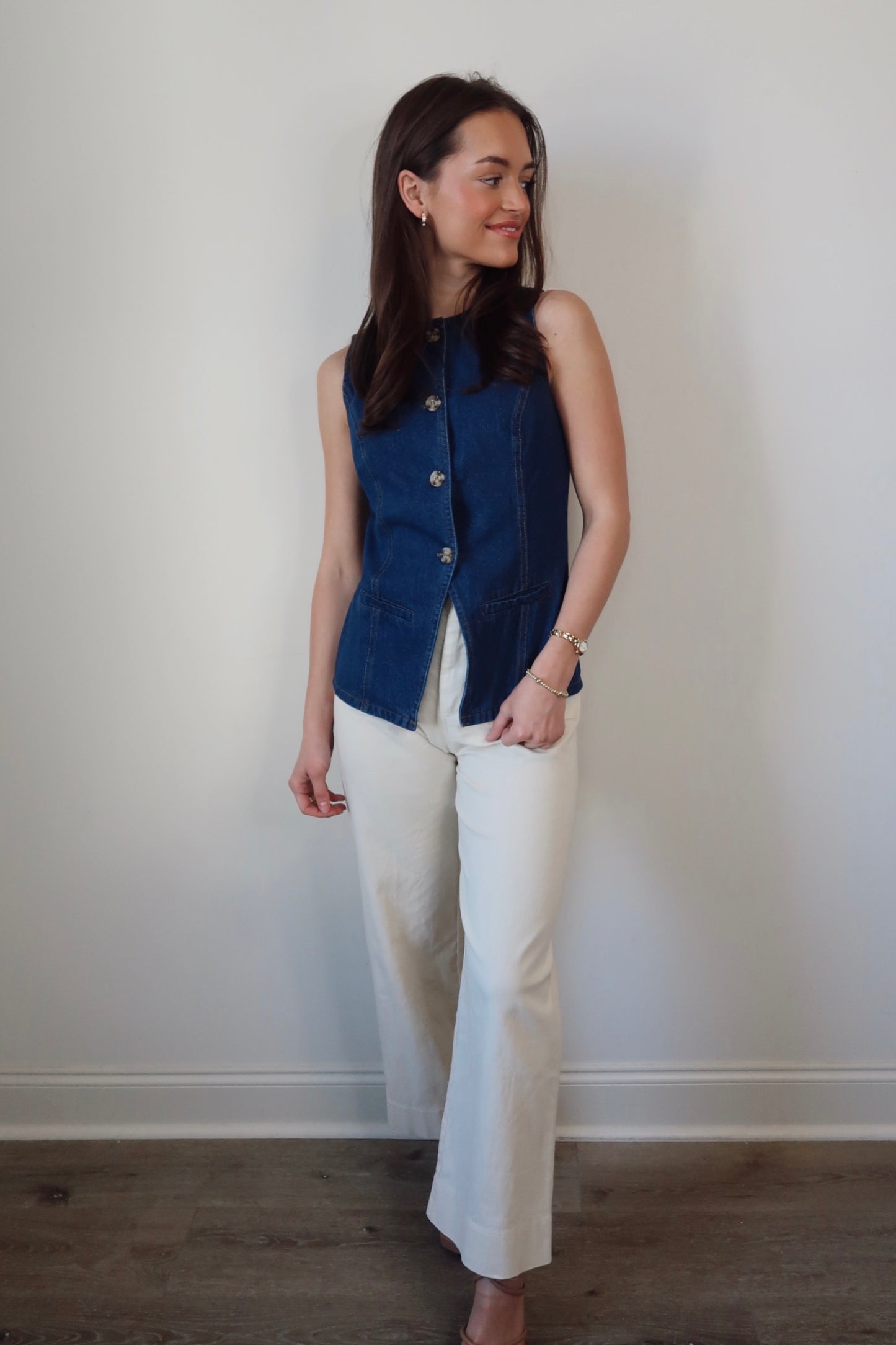 Living the Dream Denim Top
