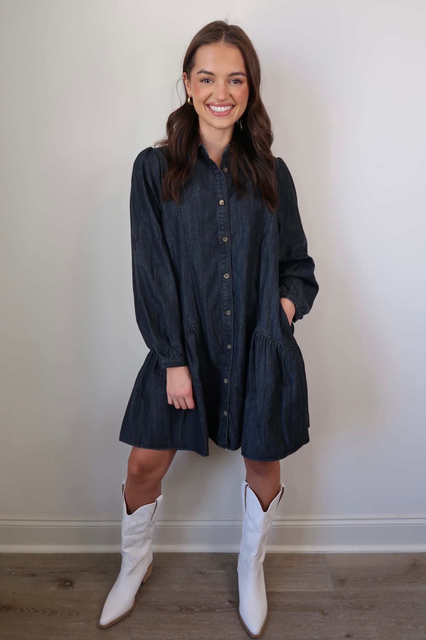 The Darling Denim Dress