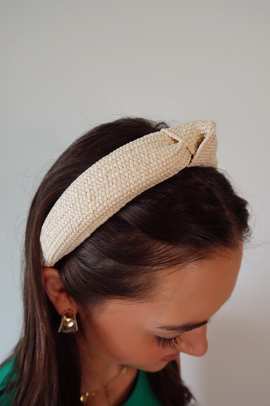 The Perfect Raffia Headband