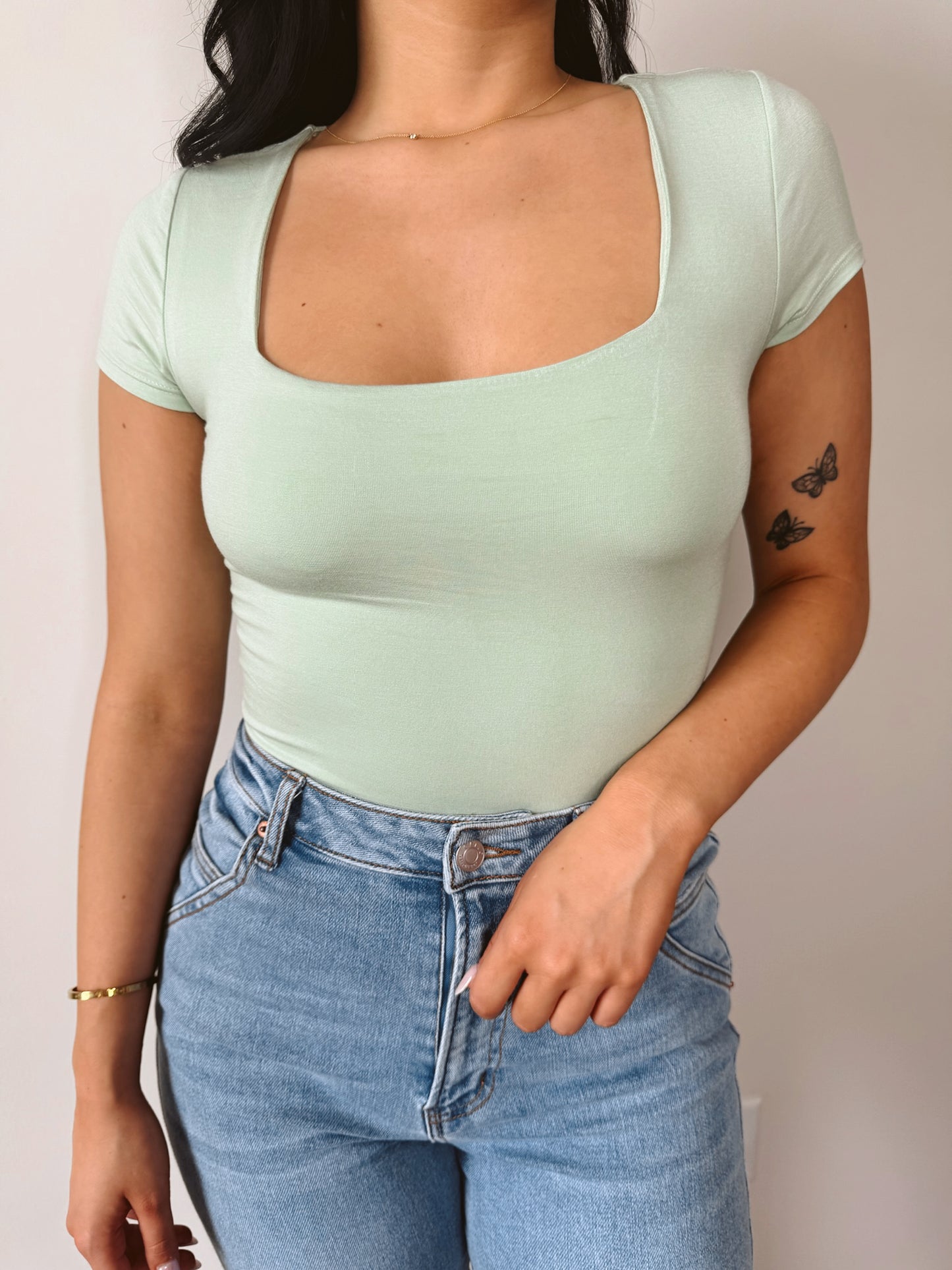 Easily Worn Buttery Basic Top