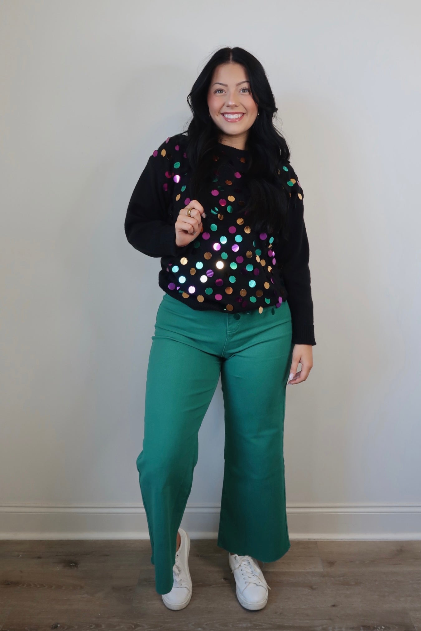 Meet Me At The Parade Spangled Pullover