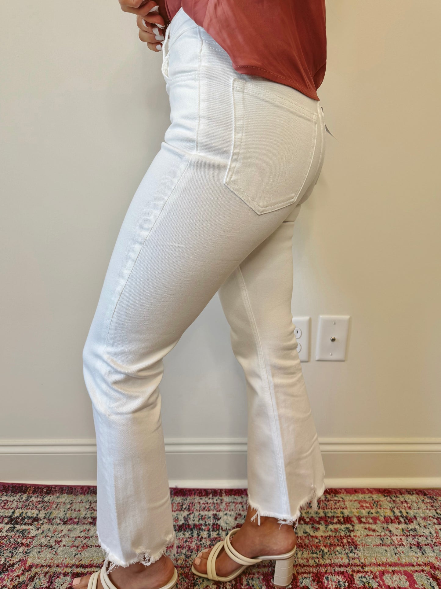 The Aurora White Denim