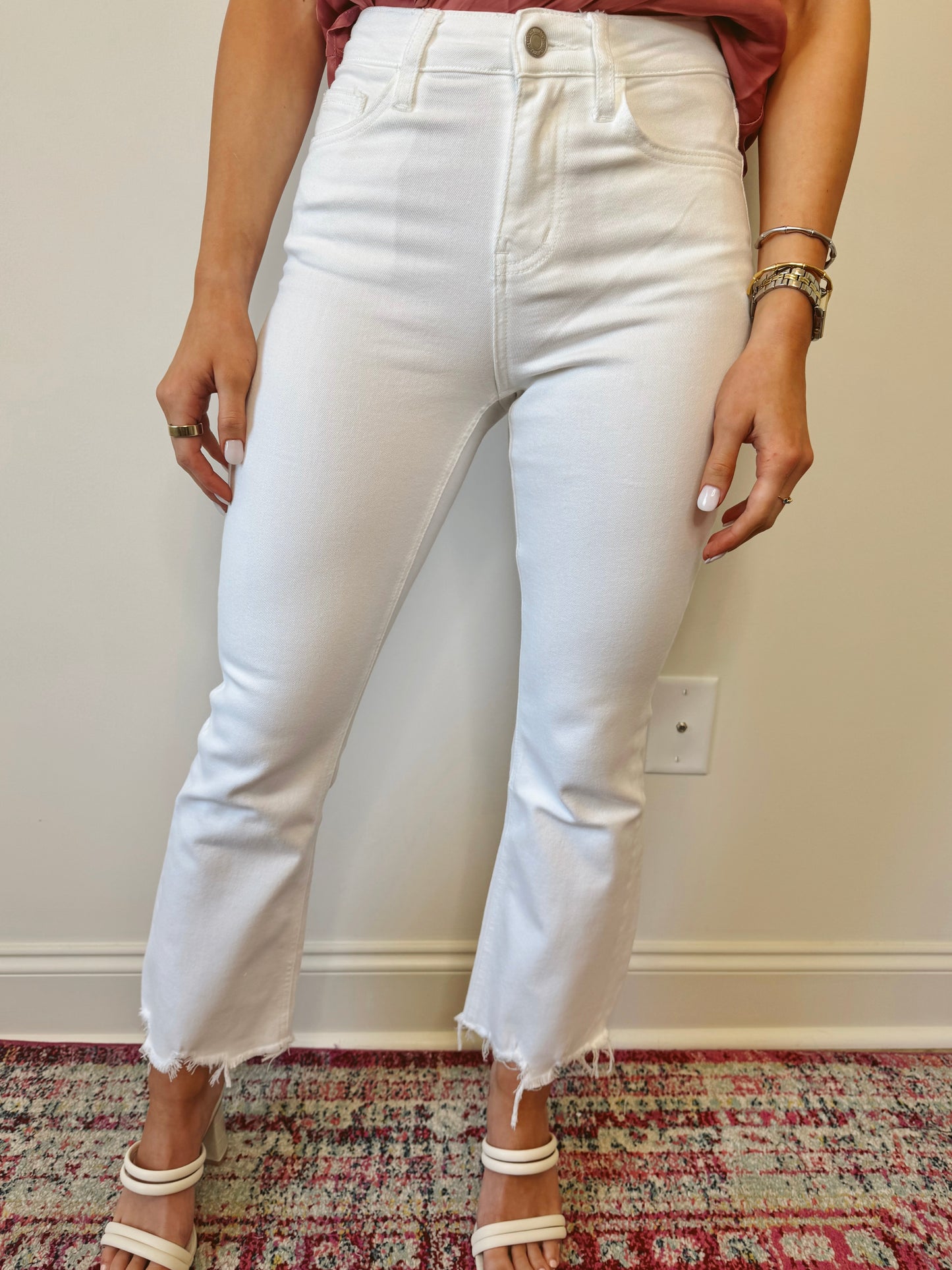 The Aurora White Denim