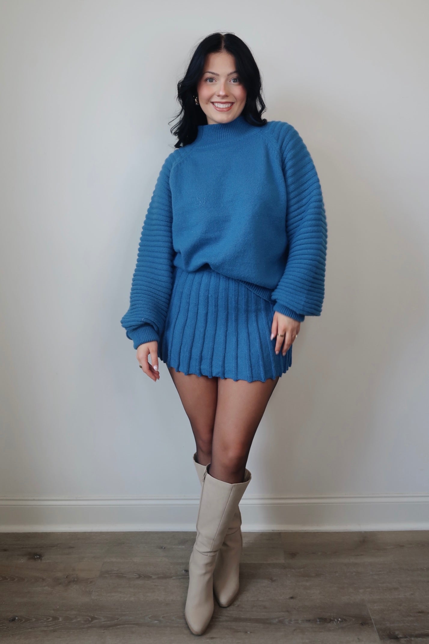 Something Blue Sweater Set