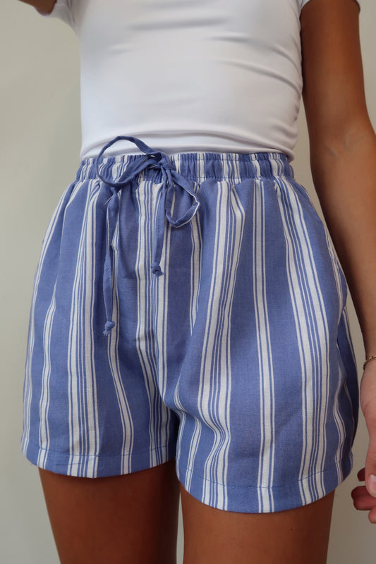 DOORBUSTER Striped with you Linen-Blend Shorts