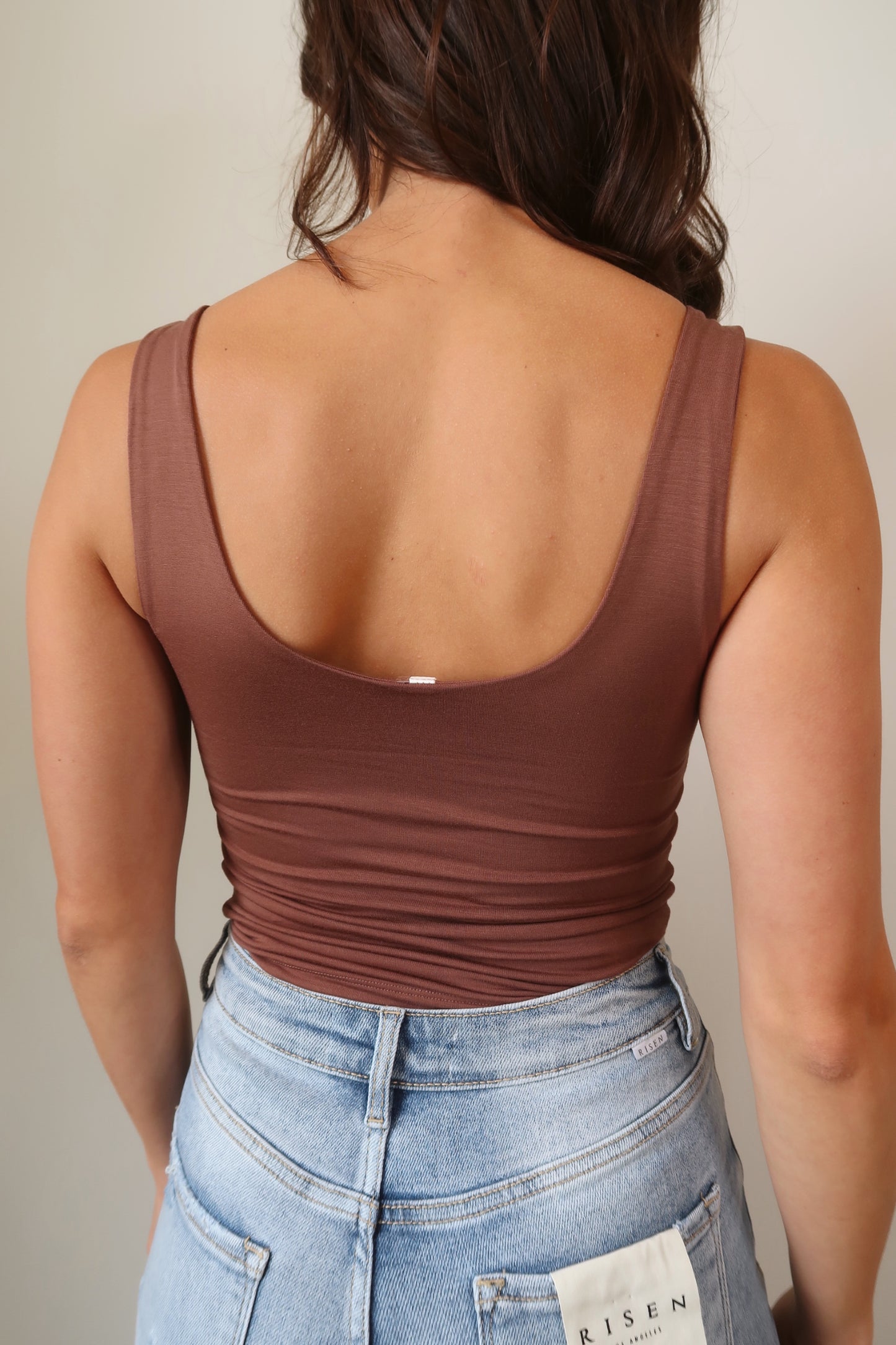 Easily Worn Buttery Basic Scoop Neck Tank