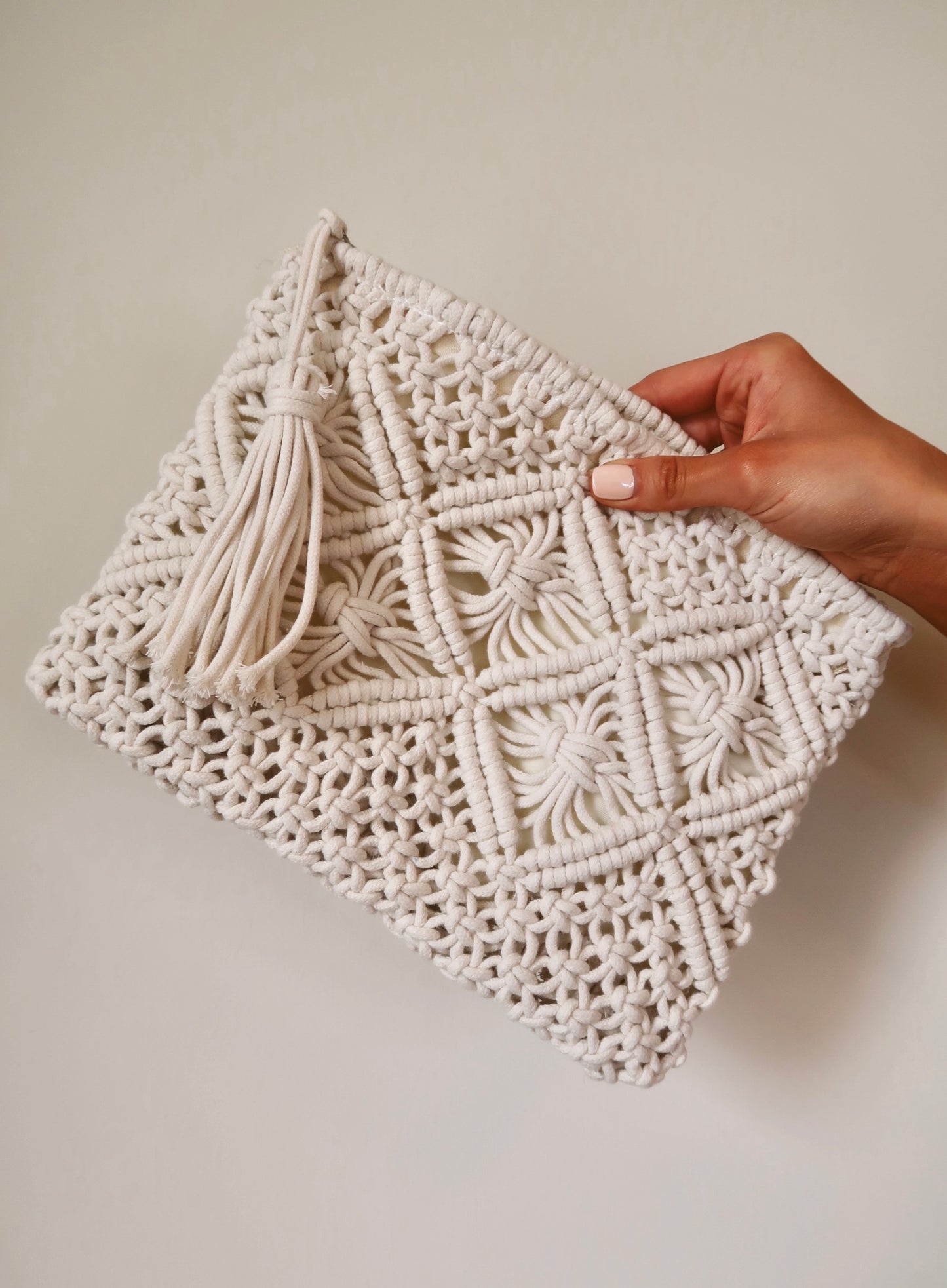 Strolling Beachside Crochet Clutch