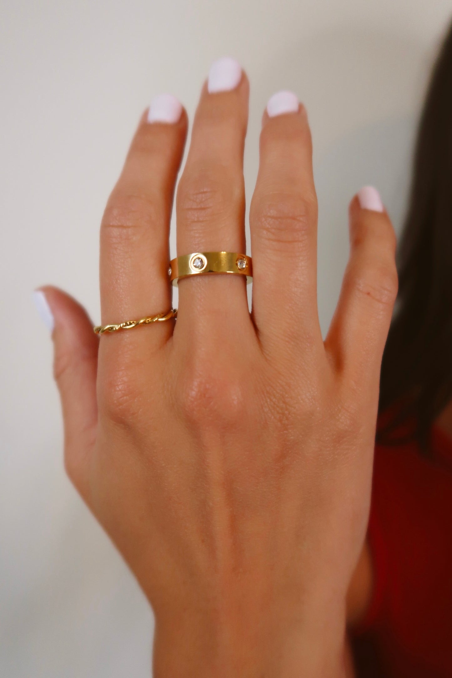 A Touch Of Gold Braided Ring