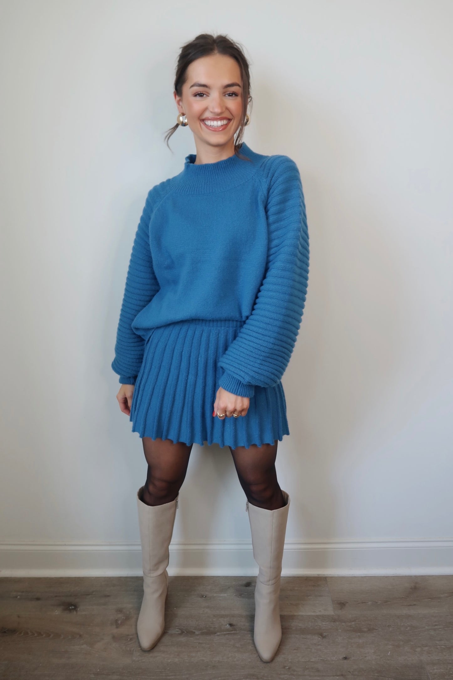 Something Blue Sweater Set
