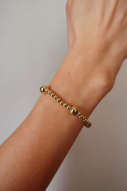 Hint Of Gold Stretch Bracelet