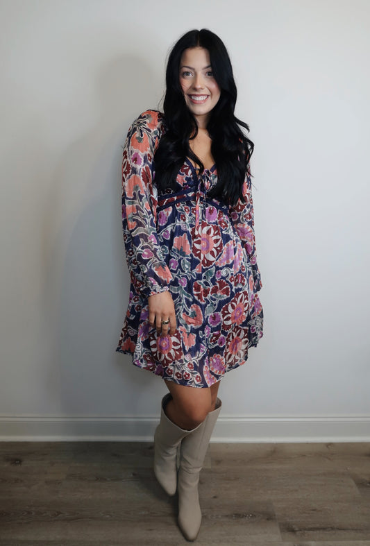 The Little Lace Detailed Mini Dress