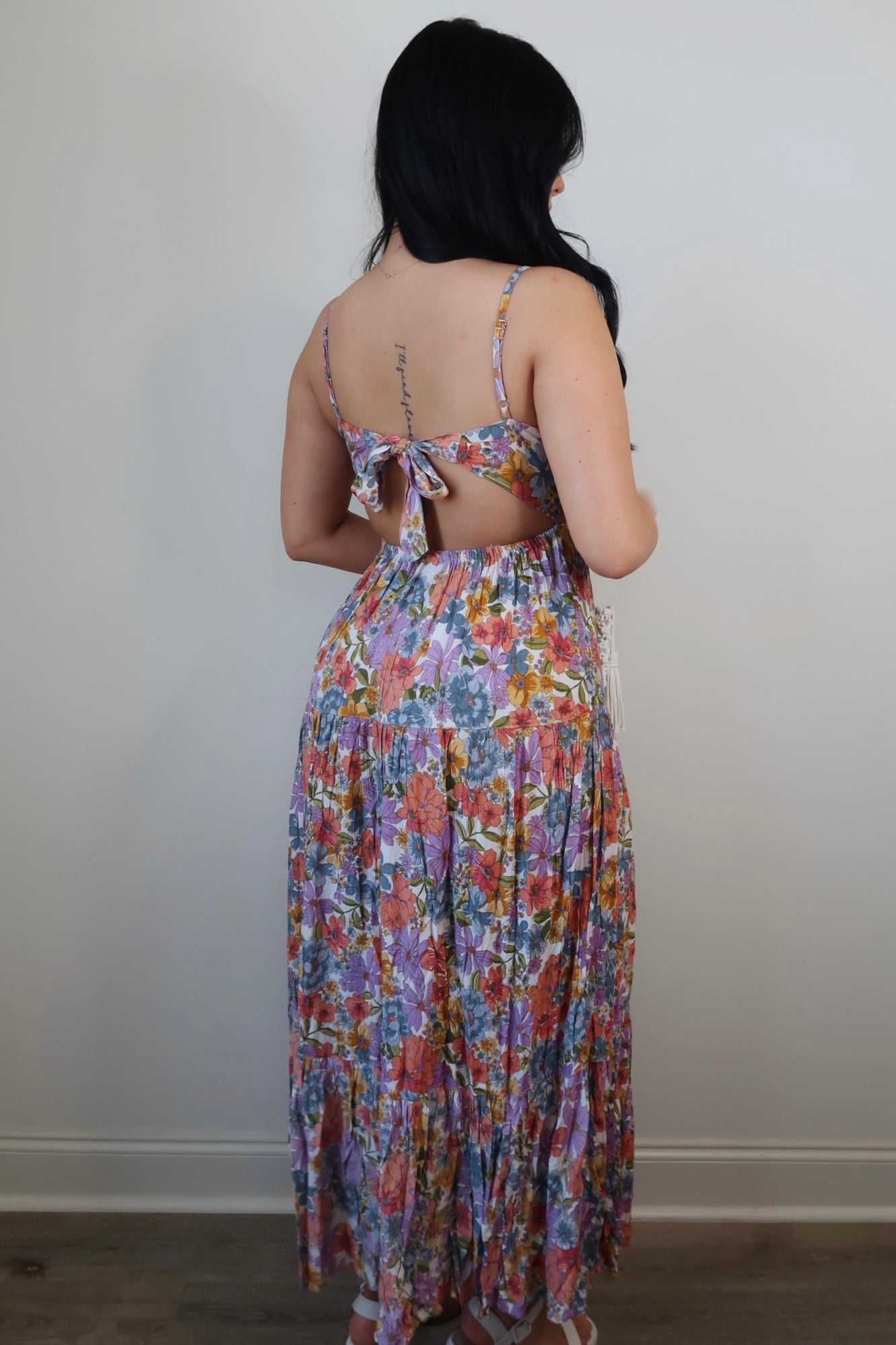 Off The Coast Floral Maxi Dress