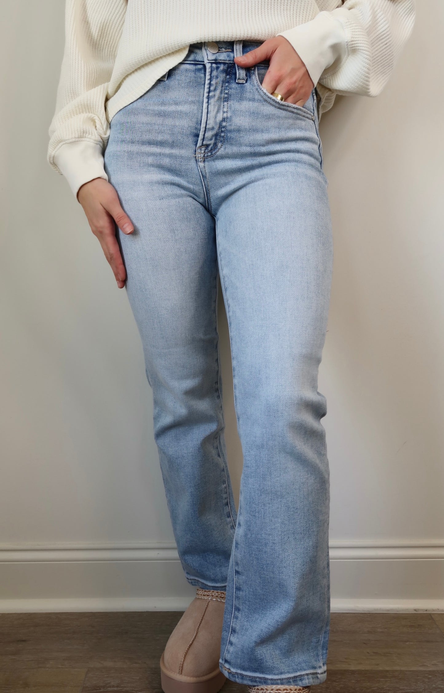 The Perfect Fit Straight Leg Denim