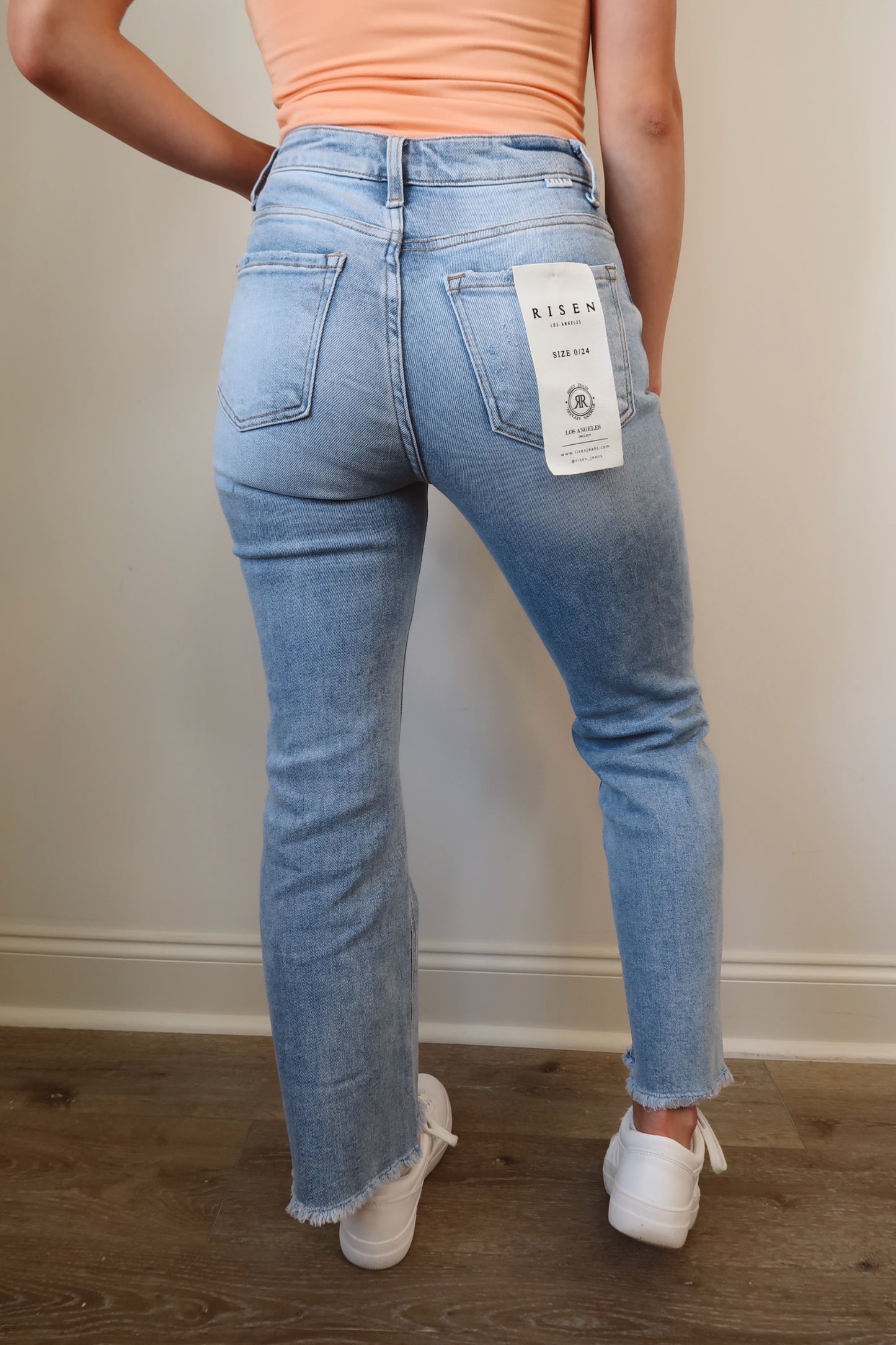 The Aspen Crop Flare Denim