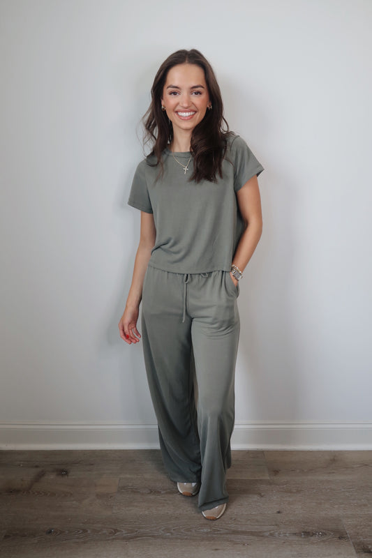 Take It Easy Olive Green Set
