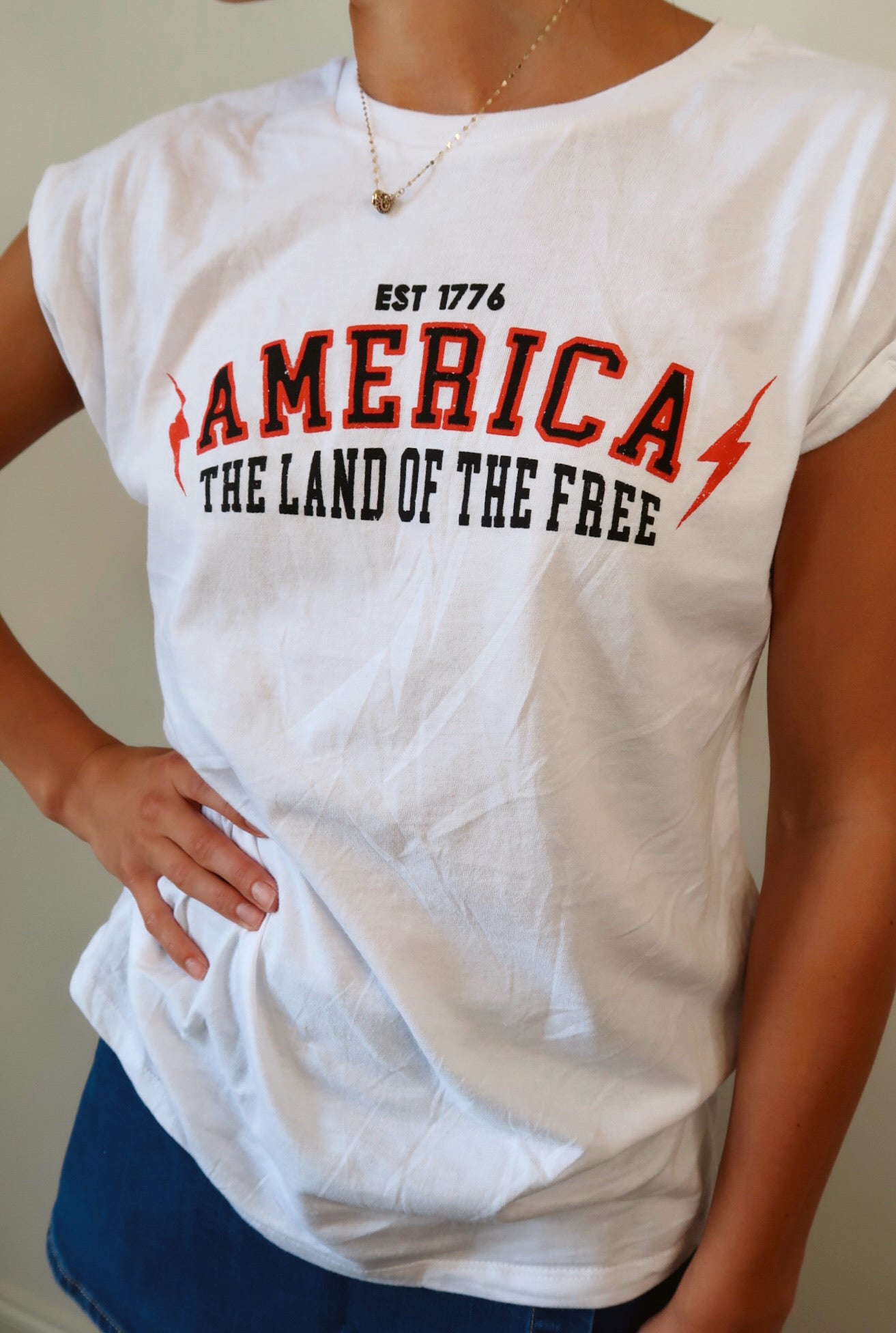 The Land of the Free Graphic Tee