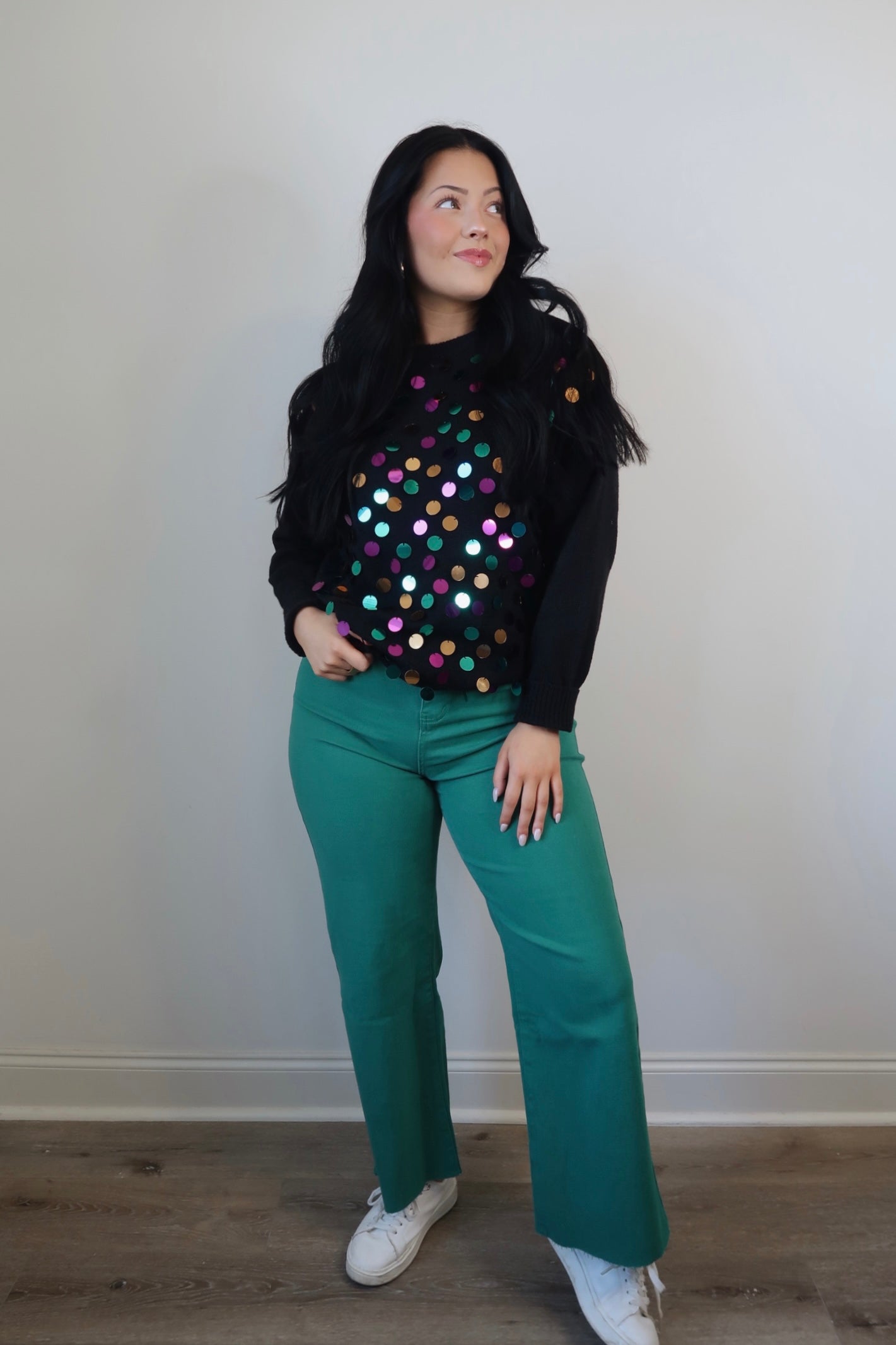Meet Me At The Parade Spangled Pullover