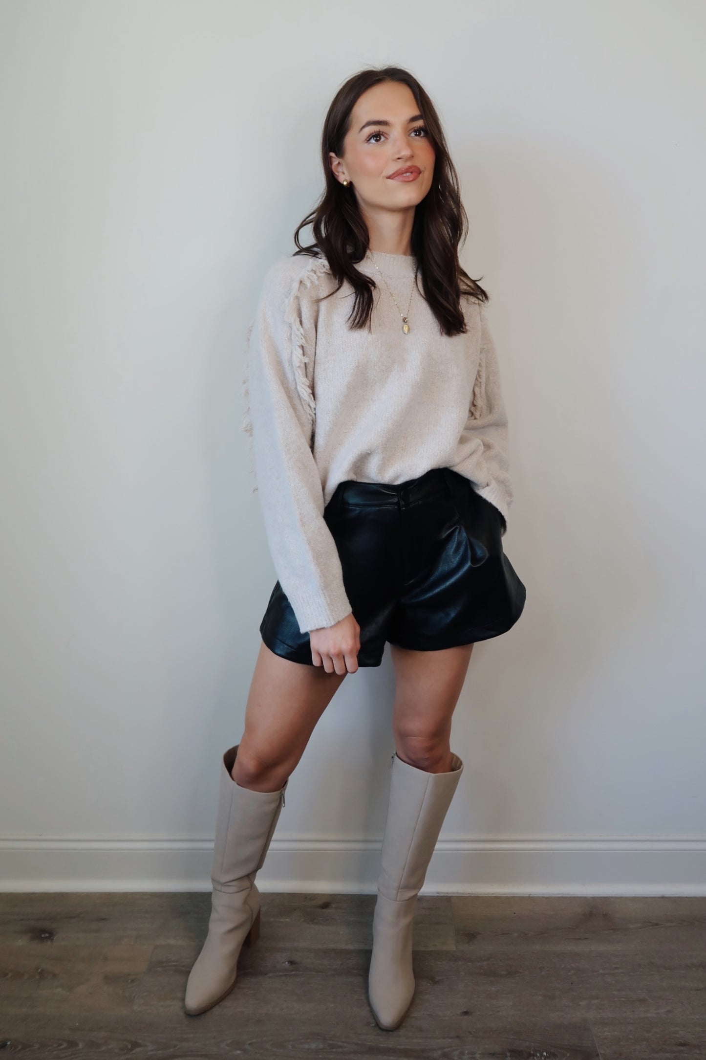 Never Lie Fringe Sweater